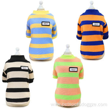 New hot sale winter striped dog sweaters clothes